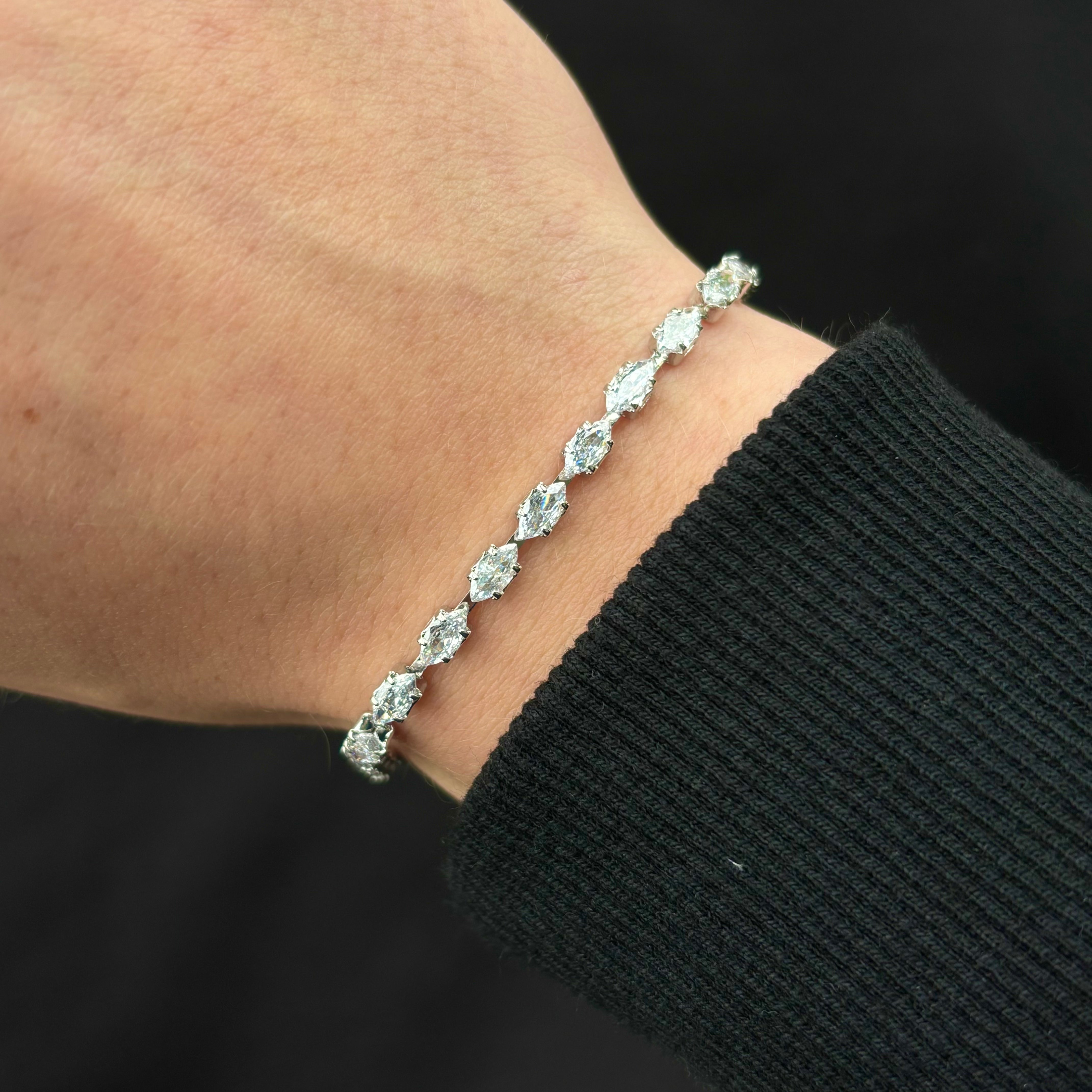 Lumière Crystal Bracelet (Silver)