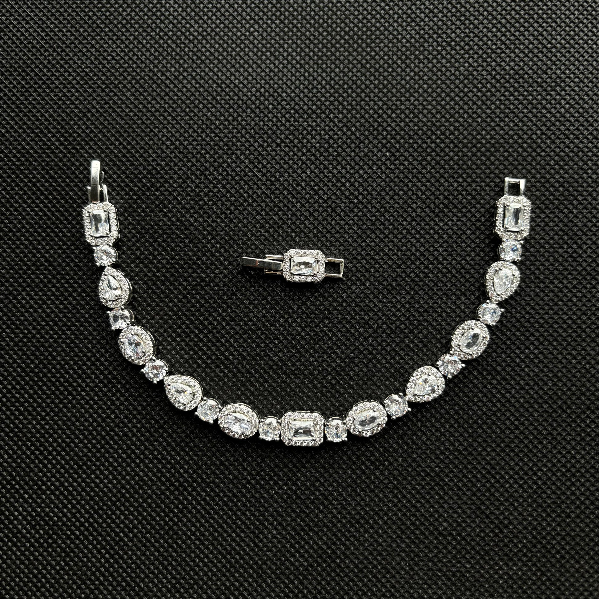 Prism Cube Bracelet (Silver)