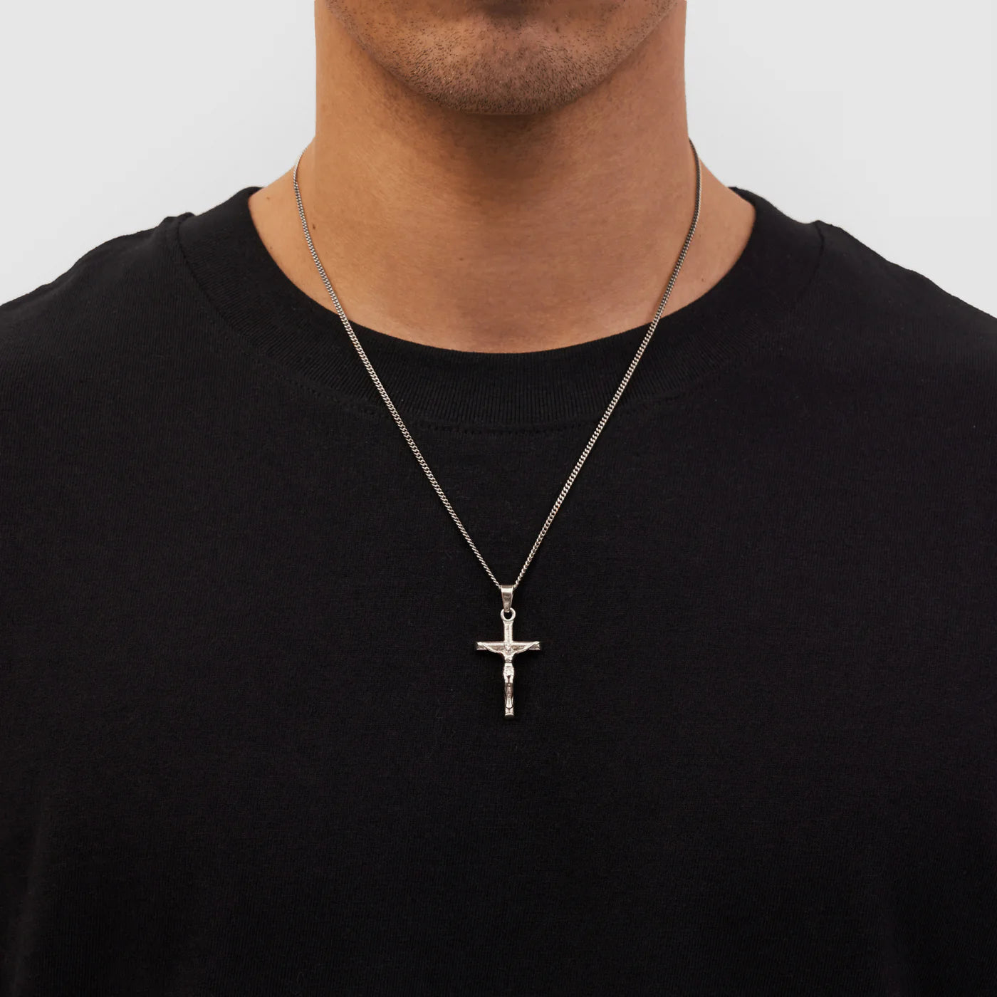 Crucifix Chain (Silver)