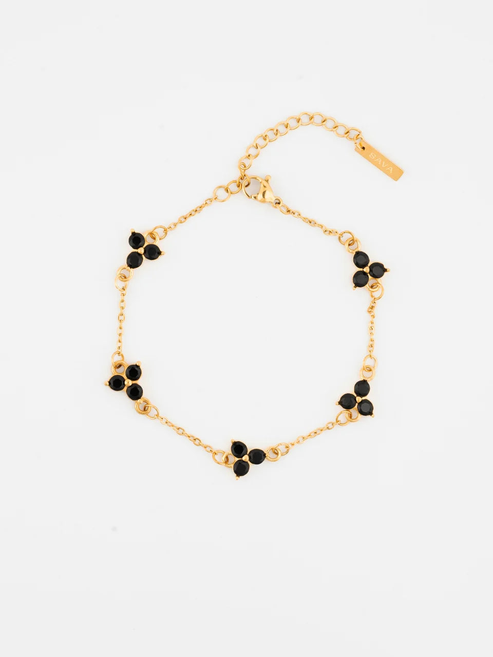 Midnhight CLOVER BRACELET (Gold)