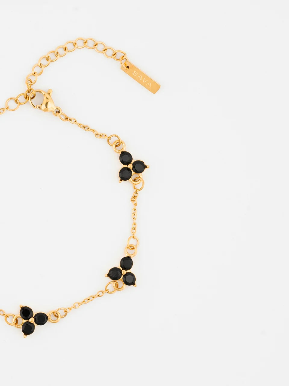 Midnhight CLOVER BRACELET (Gold)