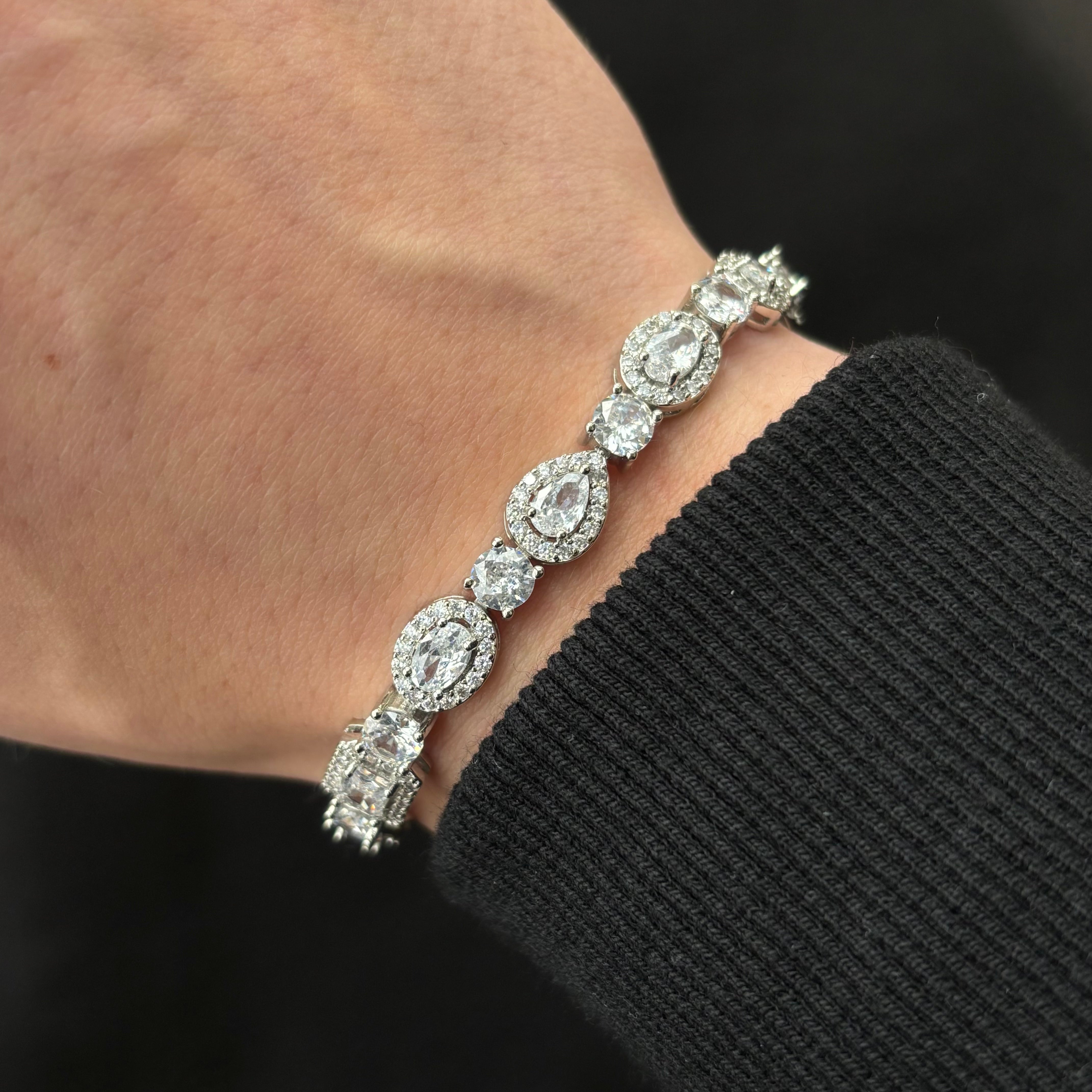 Prism Cube Bracelet (Silver)