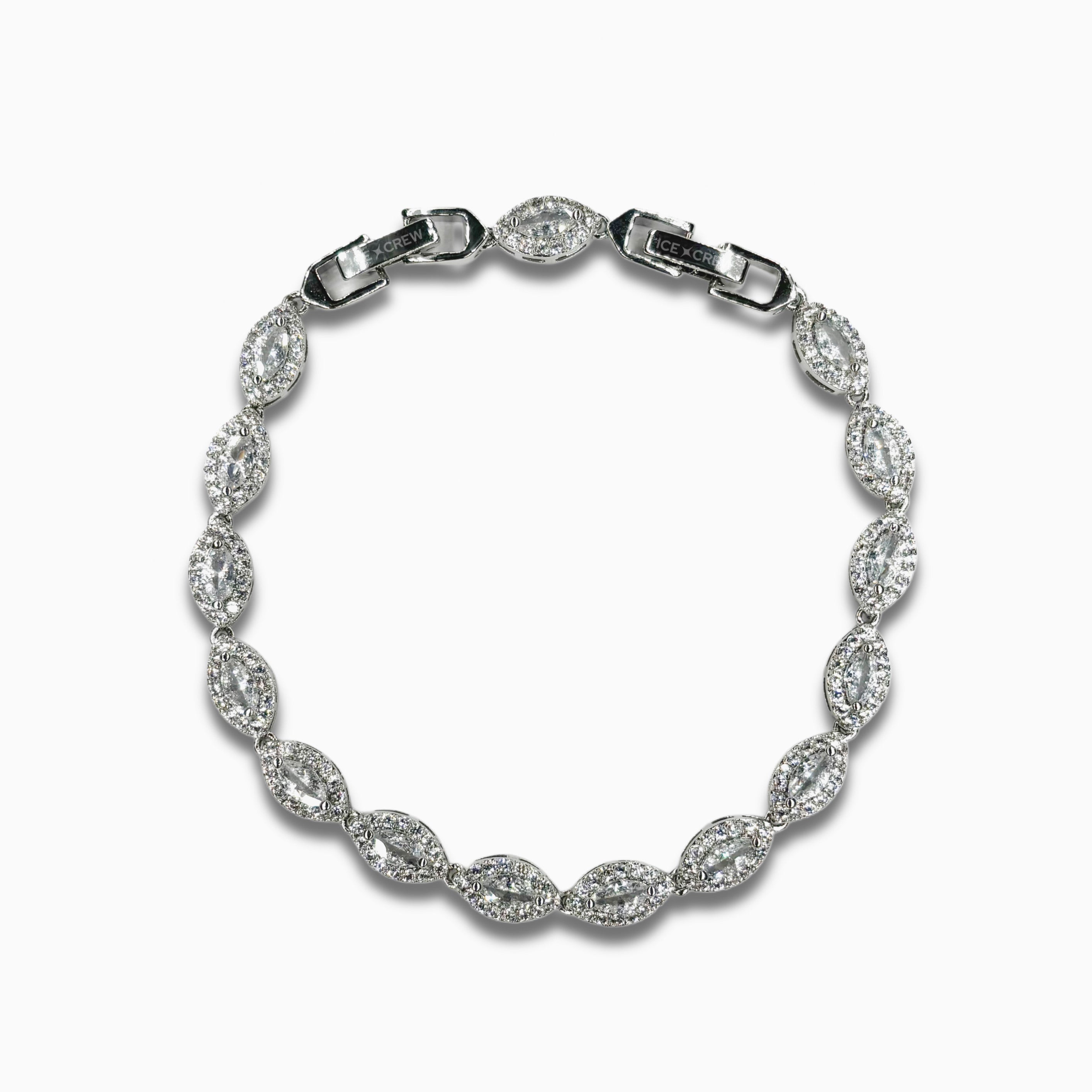 Celestial Eye Crystal Bracelet (Silver)